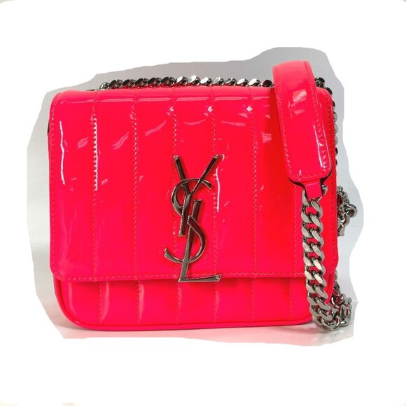 SAINT LAURENT Pink Shoulder Bag - Picture 1 of 15